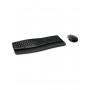 Клавиатура + мышь Microsoft L3V-00017 клав:черный мышь:черный/синий USB беспроводная