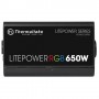 БЛОК ПИТАНИЯ THERMALTAKE LITEPOWER RGB 650W (PS-LTP-0650NHSANE-1) V2.3, A.PFC, 80 PLUS , FAN 12 CM, RETAIL